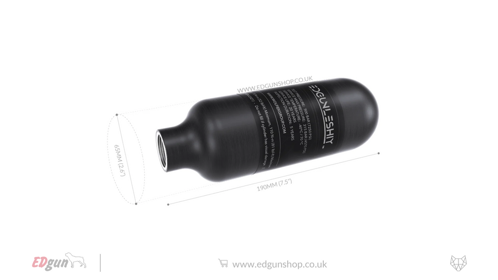 EDgun · Carbon Fiber Bottle · 350cc