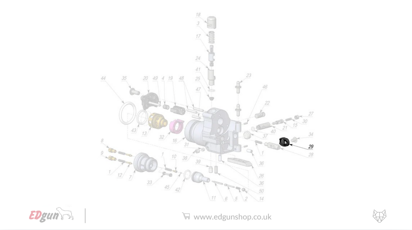 EDgun · Leshiy 2 · Nº 29  New Forward Plug · Black Button · LSA222217