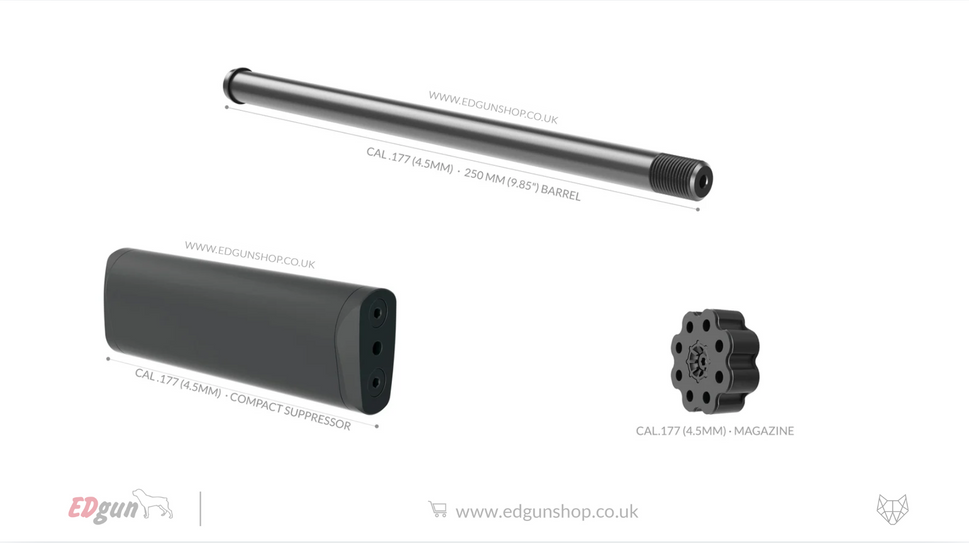 Alfa Precision · Leshiy 2 · Barrel Kit · 250mm (9.85")