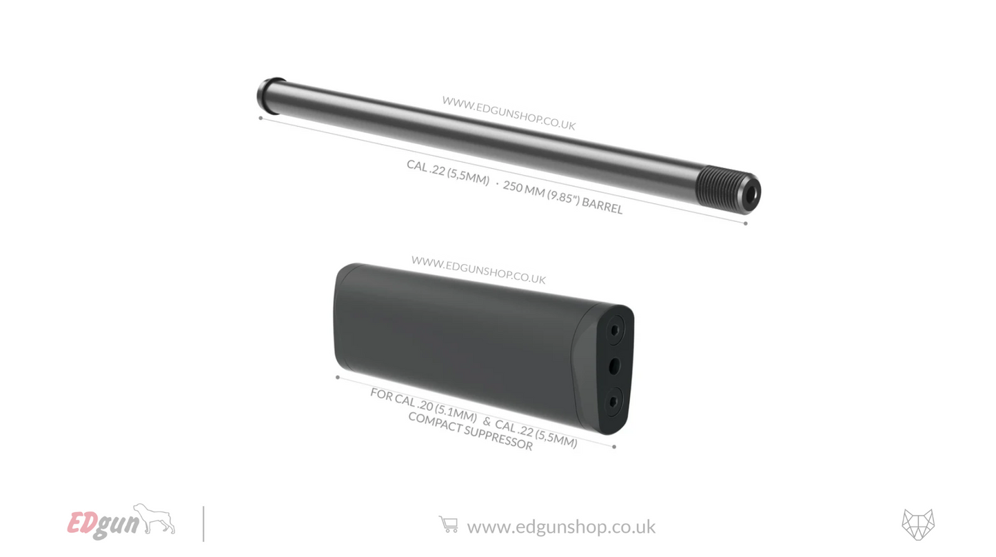 Alfa Precision · Leshiy 2 · Barrel Kit · 250mm (9.85")