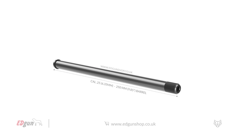 Lothar Walther · Leshiy 2 · Barrel Kit · 250 mm (9.85").25 (6.35MM) / 0 / NO SUPPRESSOR