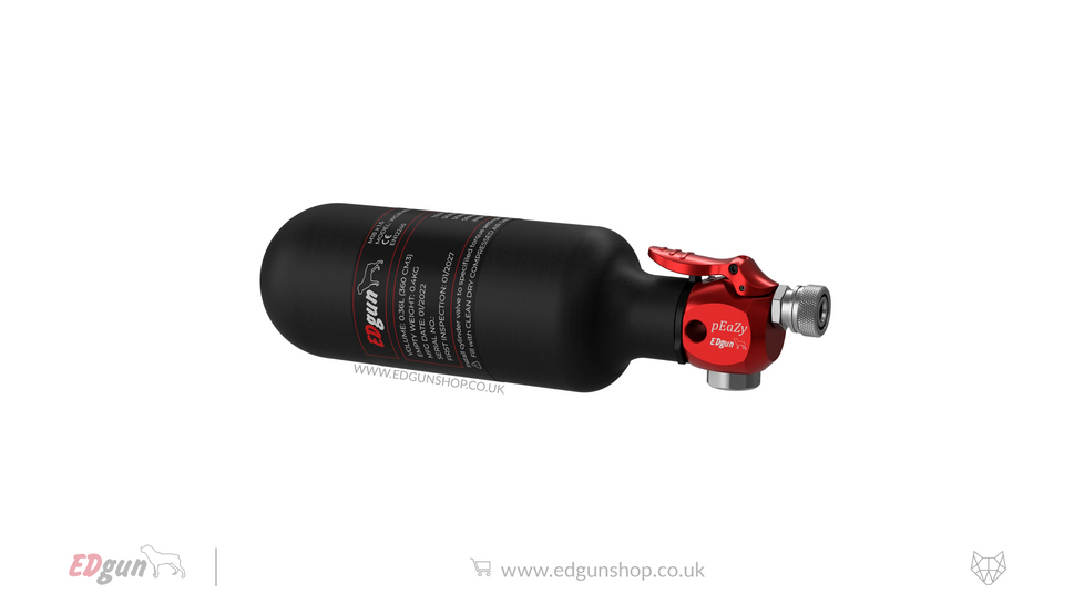 EDgun pEaZy Airguns Fill System350cc Bottle / 1/8" Female