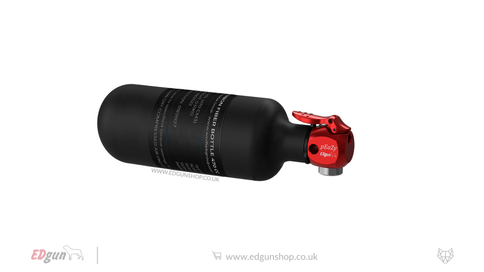 EDgun pEaZy Airguns Fill System470cc Bottle / 1/8" Female