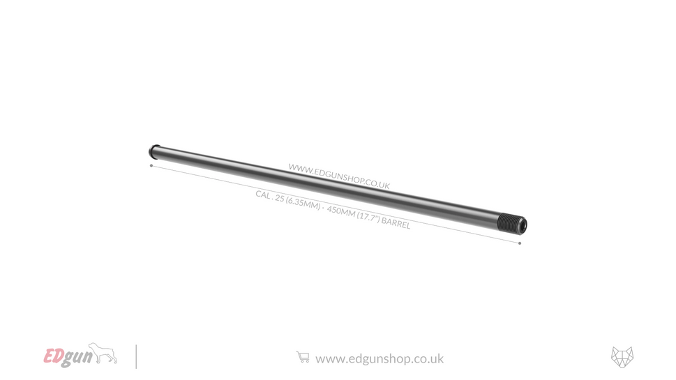 Lothar Walther · Leshiy 2 · Barrels.25 (6.35 MM) / 450 MM (17.70")