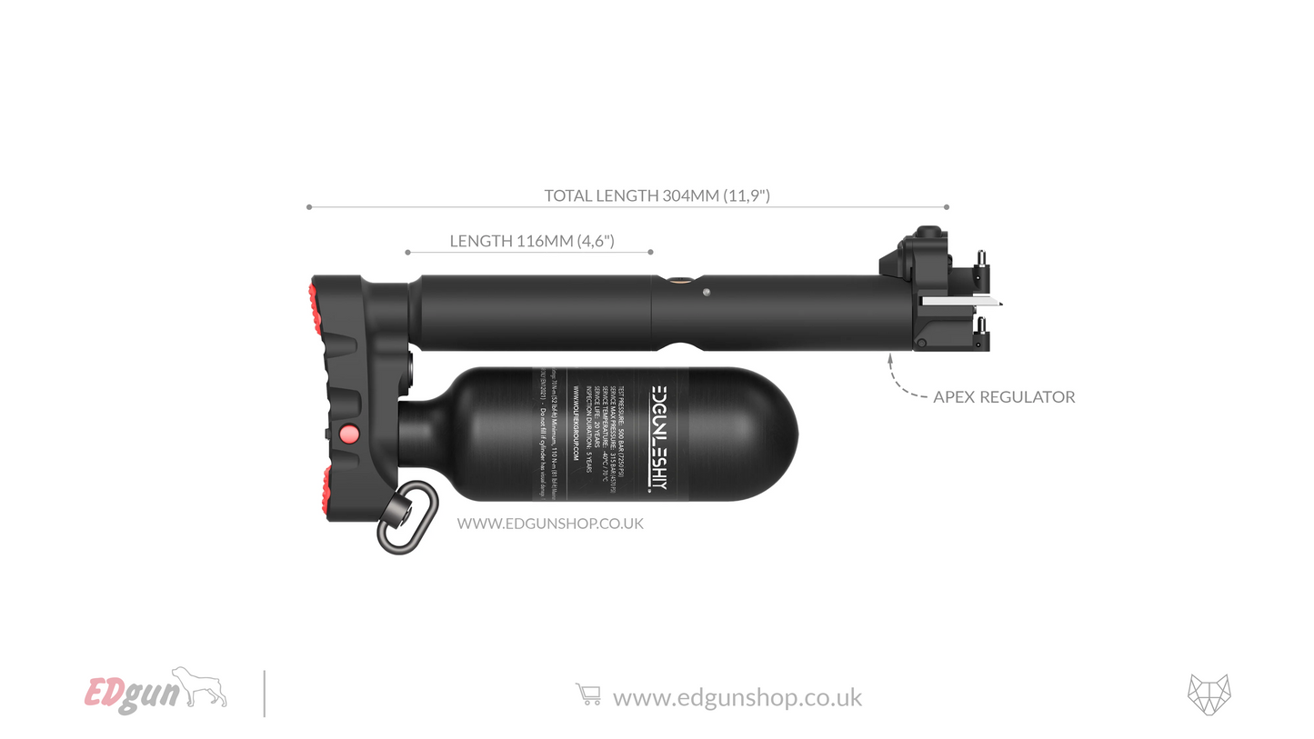 EDgun · Leshiy 2 · Butt with Carbon Fiber Bottle