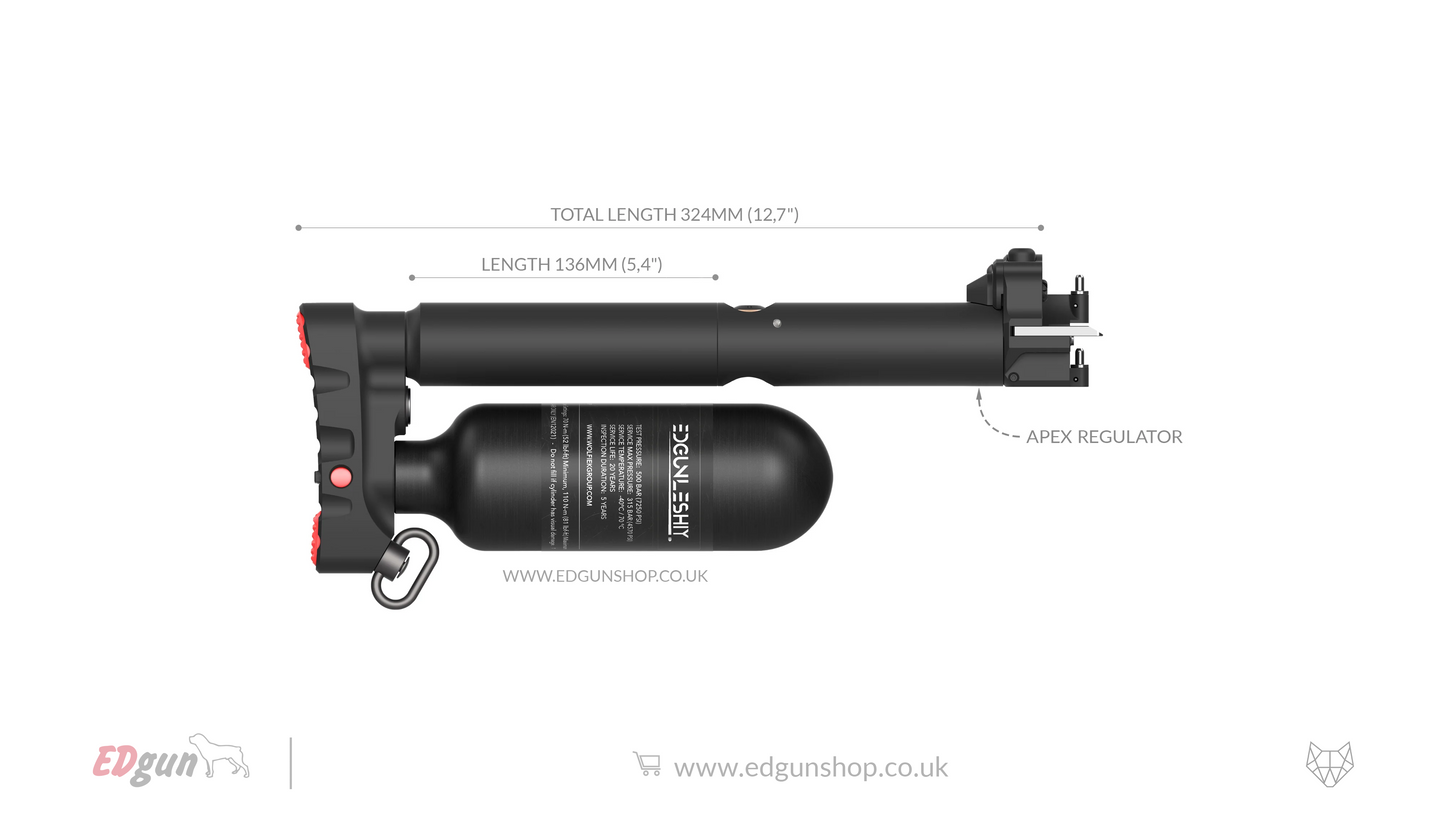 EDgun · Leshiy 2 · Butt with Carbon Fiber Bottle