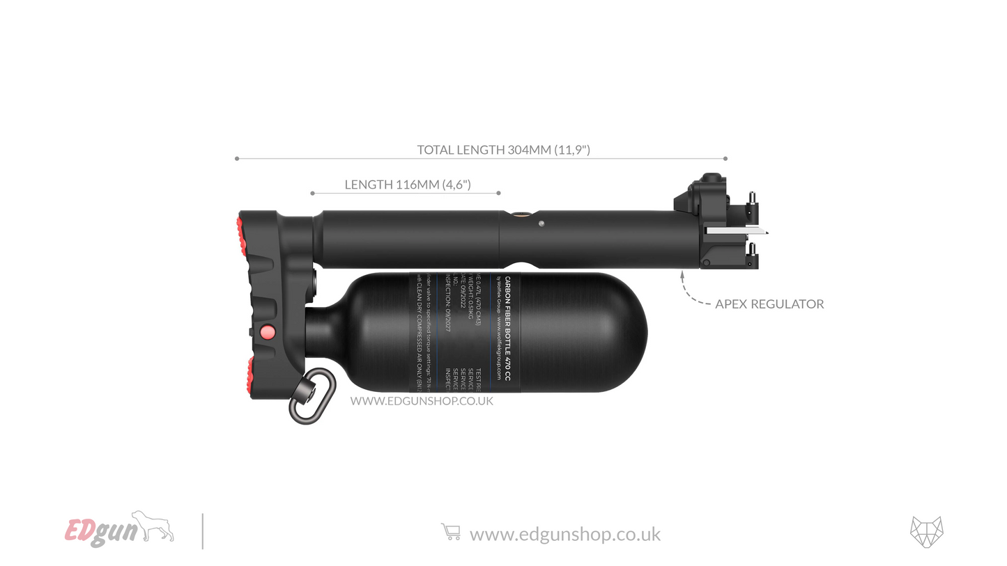 EDgun · Leshiy 2 · Butt with Carbon Fiber Bottle