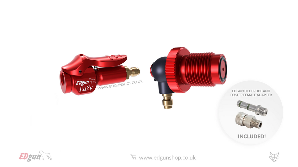 EDgun EaZy Fill for all PCPs – Revolutionary Filling Station1/8" Female + Foster Female + EDgun Fill probe / Yes / NO