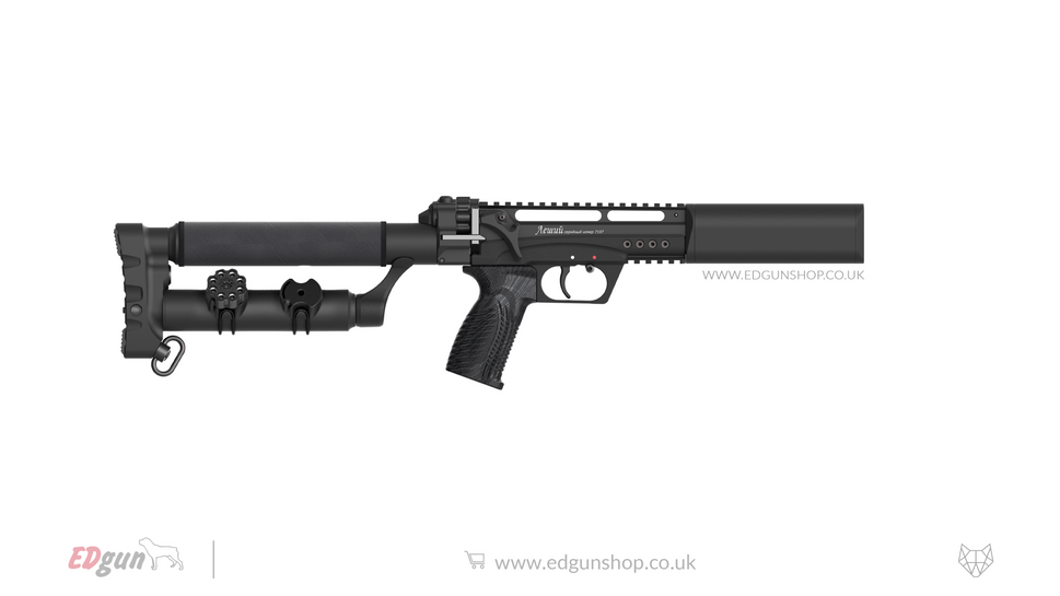 EDgun · Leshiy 2250 MM (9.85") / .20 (5.1mm) / ALL BLACK