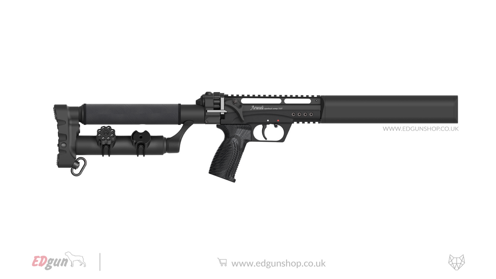 EDgun · Leshiy 2350 MM (13.75") / .20 (5.1mm) / ALL BLACK