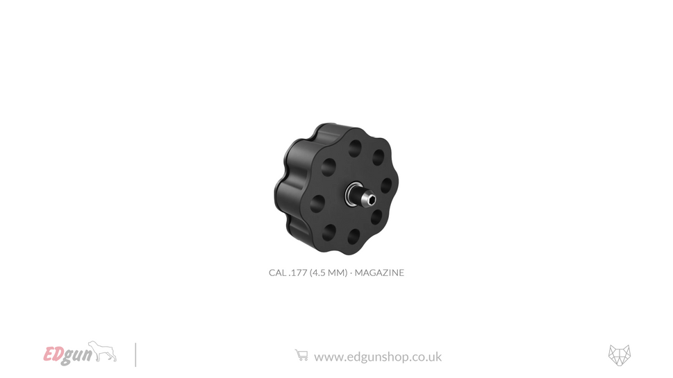 EDgun · Leshiy 2 · Metal Magazines · Pellets.177 (4.5mm) / Black / X1