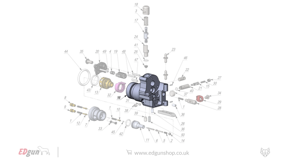 EDgun · Leshiy 2 · Spare Parts: New Forward Plug · LSA24220016