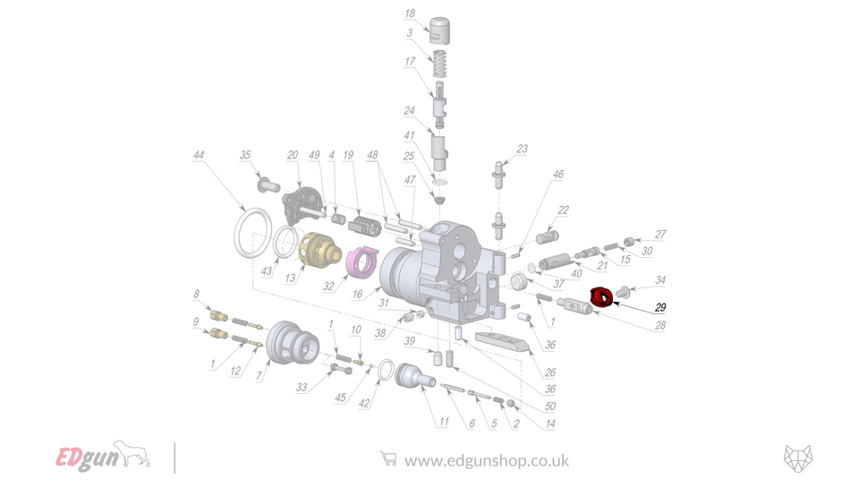 EDgun · Leshiy 2 · Spare Parts: New Forward Plug · LSA24220029