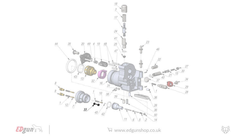 EDgun · Leshiy 2 · Spare Parts: New Forward Plug · LSA24220033
