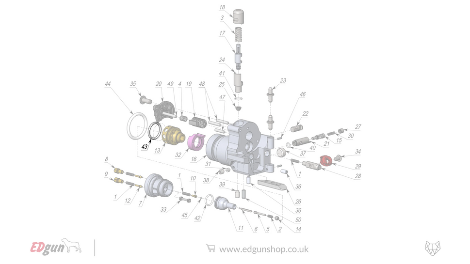 EDgun · Leshiy 2 · Spare Parts: New Forward Plug · LSA24220043