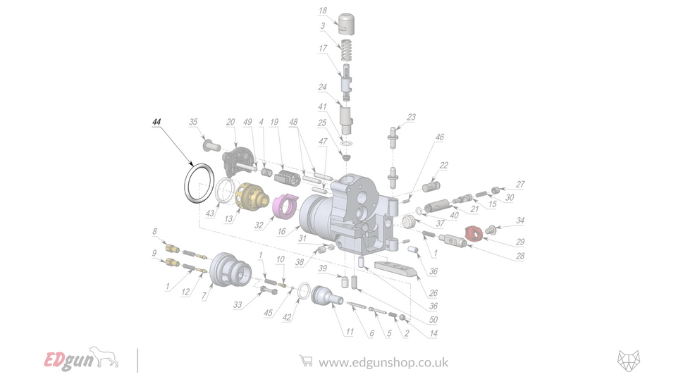 EDgun · Leshiy 2 · Spare Parts: New Forward Plug · LSA24220044