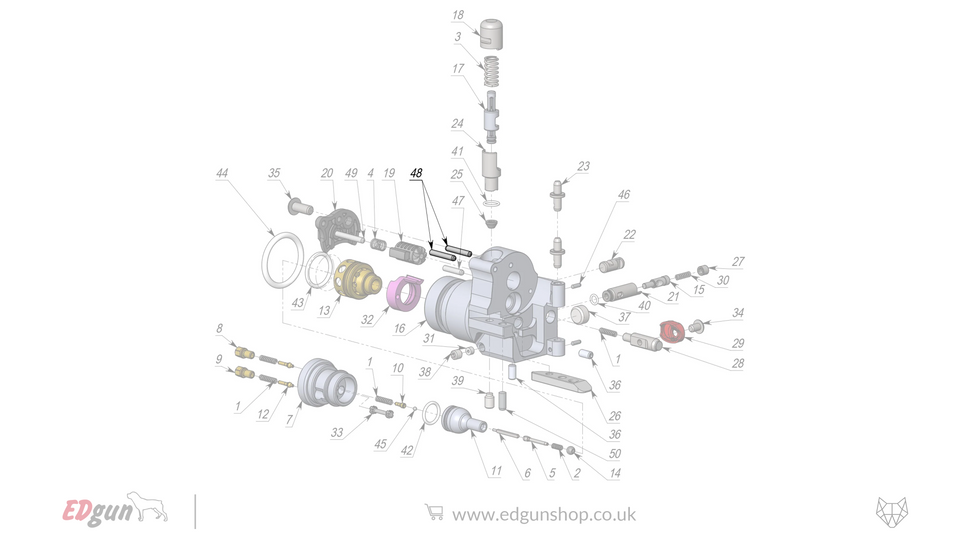 EDgun · Leshiy 2 · Spare Parts: New Forward Plug · LSA24220048 (x2)