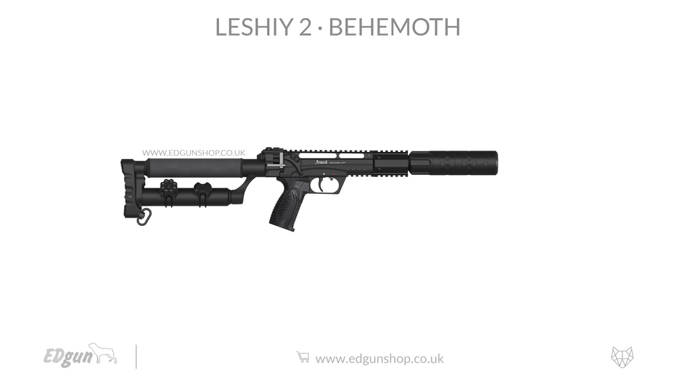 EDgun · Leshiy 2 · Behemoth Picatinny · All Black.22 (5.5mm) / 250 mm (9.85")