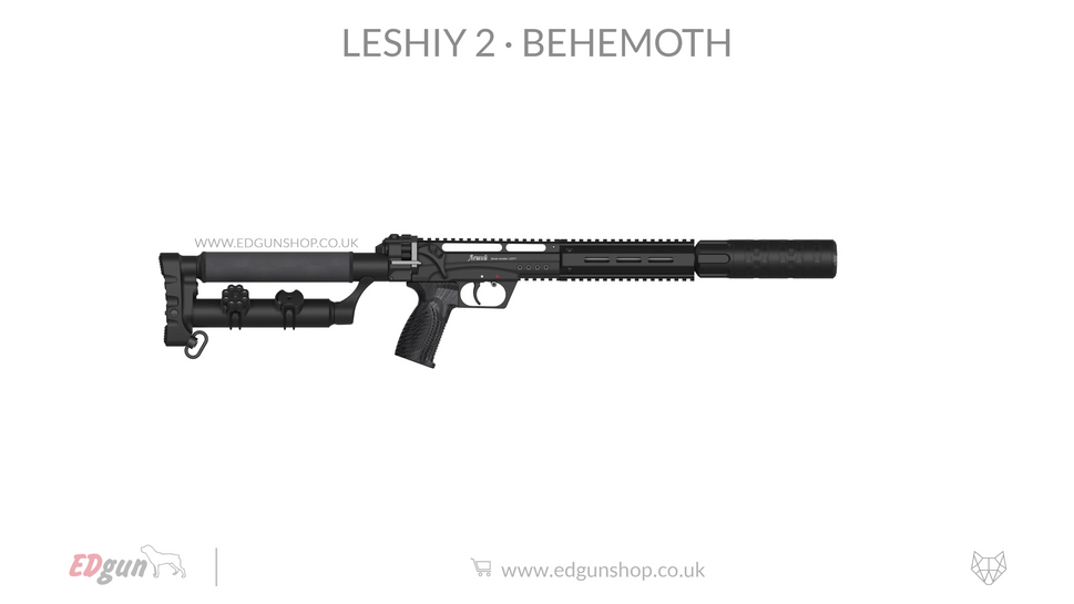 EDgun · Leshiy 2 · Behemoth Picatinny · All Black.177 (4.5mm) / 350 mm (13.75")