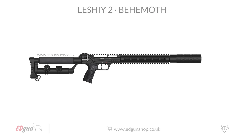 EDgun · Leshiy 2 · Behemoth Picatinny · All Black.30 (7.62mm) / 450 MM (17.70")