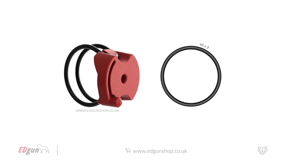 EDgun · Leshiy 2 · Magazine Holdersx1 / RED / WITH SPARE O-RING