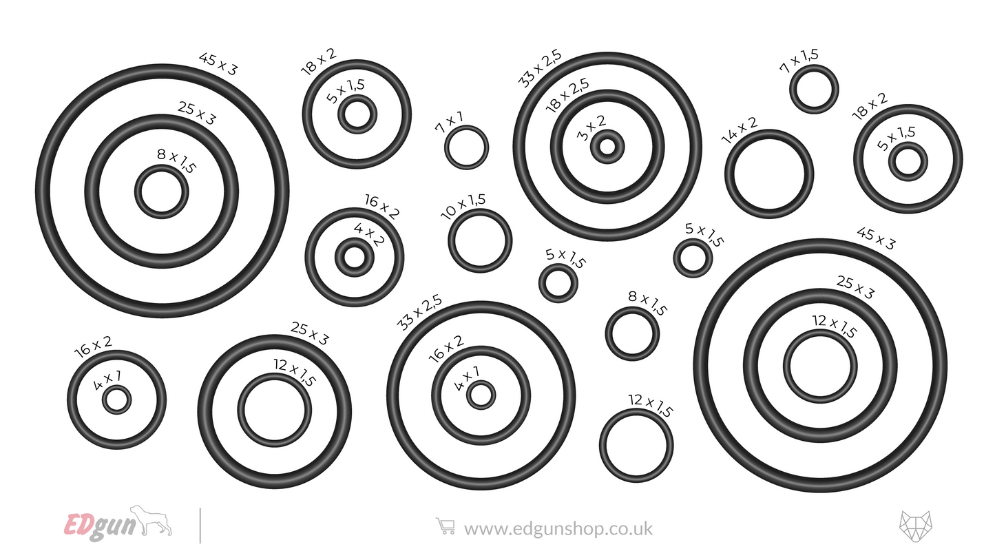 EDgun · Leshiy 2 · Original O-rings Set