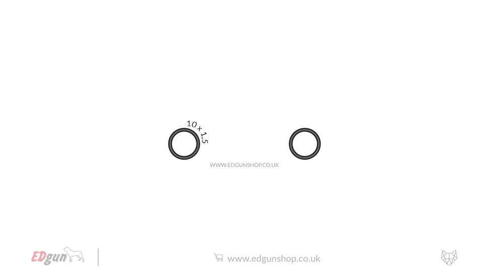 EDgun · Leshiy 2 · Original O-rings Set10 x 1.5 (NBR 70) / x2
