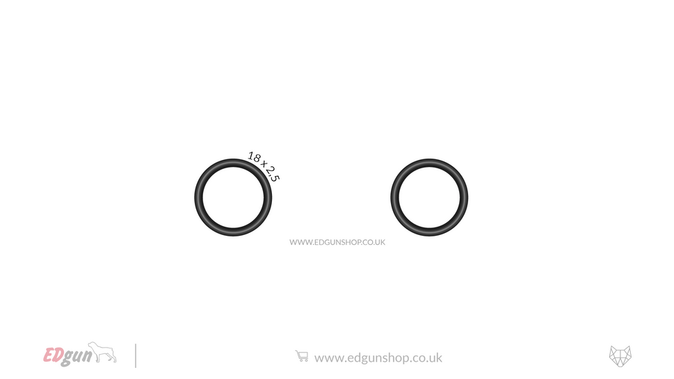 EDgun · Leshiy 2 · Original O-rings Set18 x 2.5 (NBR 70) / x2