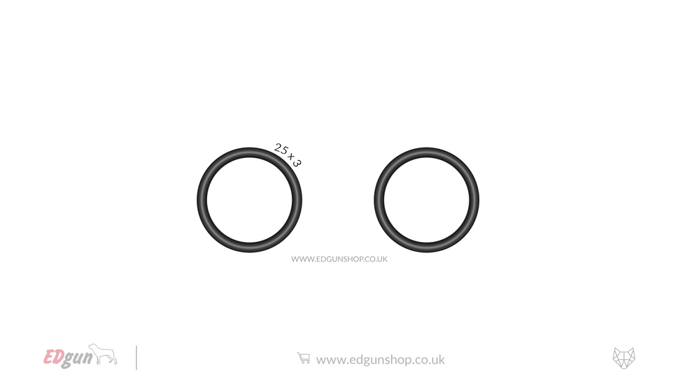 EDgun · Leshiy 2 · Original O-rings Set25 x 3 (NBR 70) / x2