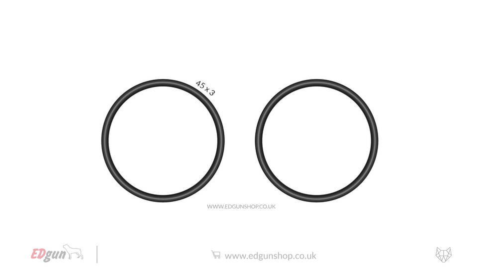 EDgun · Leshiy 2 · Original O-rings Set45 x 3 (NBR 70) / x2
