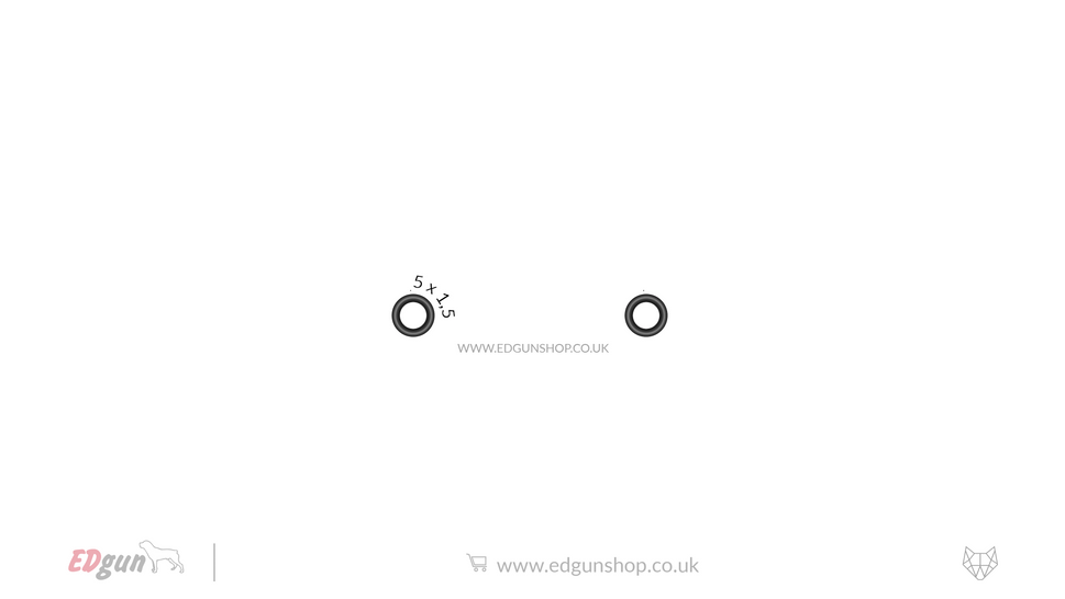 EDgun · Leshiy 2 · Original O-rings Set5 x 1.5 (NBR 70) / x2