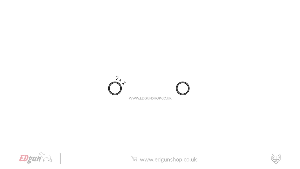 EDgun · Leshiy 2 · Original O-rings Set7 x 1 (NBR 70) / x2