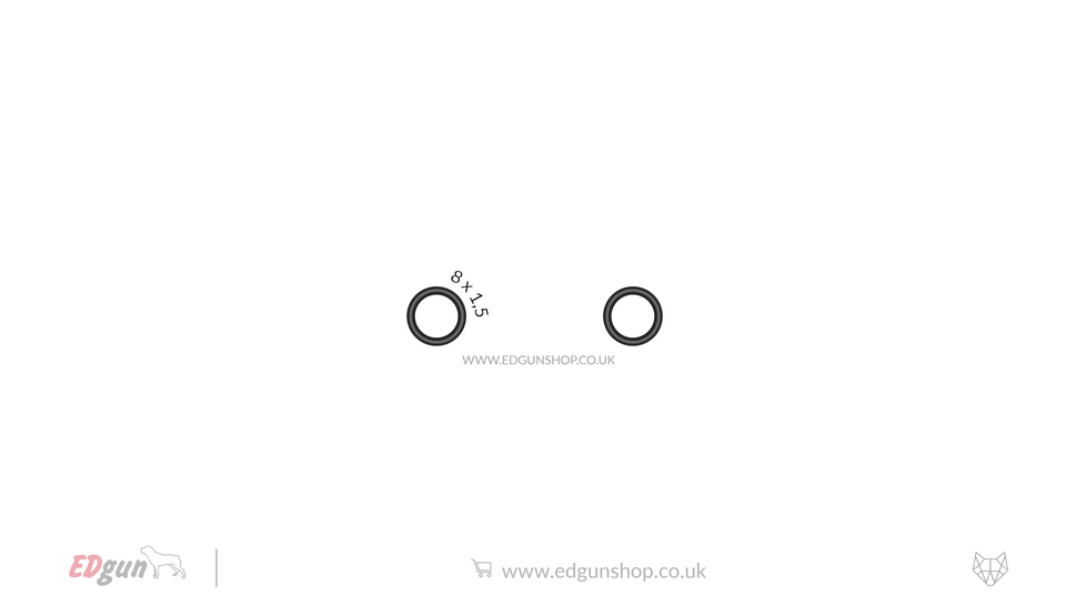 EDgun · Leshiy 2 · Original O-rings Set8 x 1.5 (NBR 70) / x2