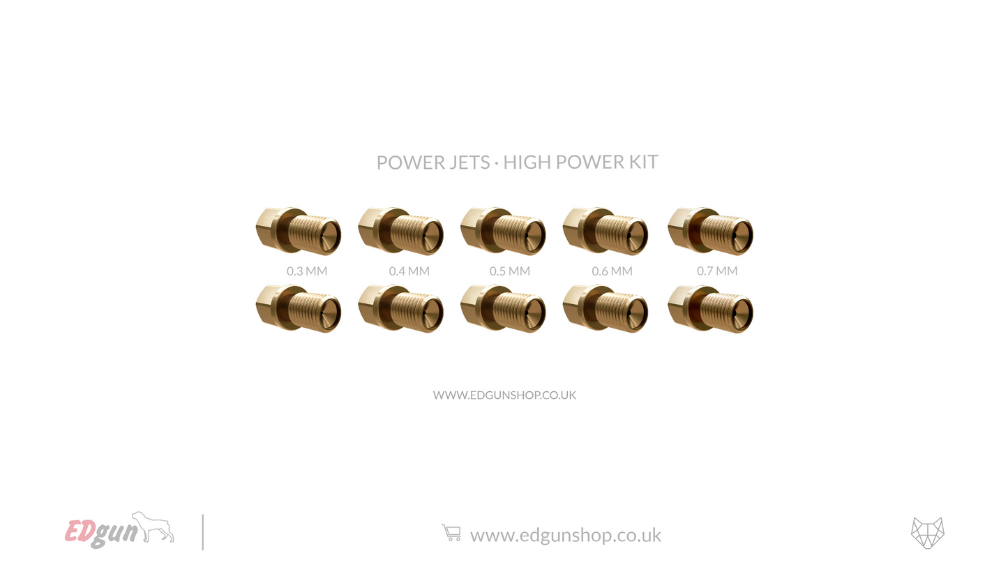 EDgun · Leshiy 2 · Power Jets · High Power Kit