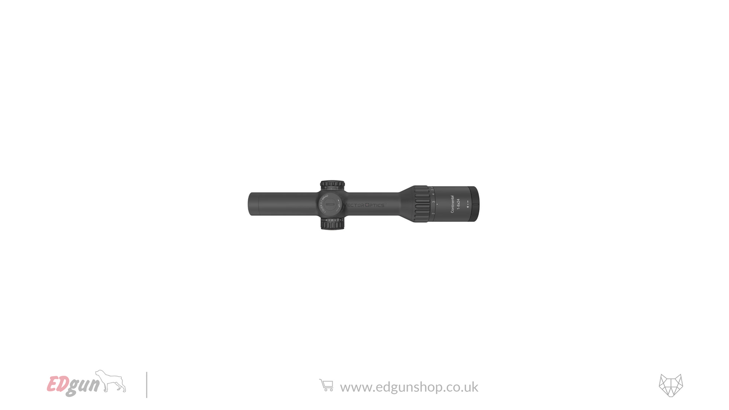 Vector Optics Continental Fiber LPVO Riflescope - x8 1-8x24i ED