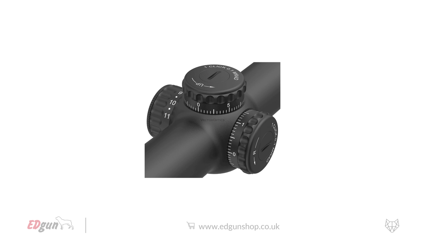 Vector Optics Continental Fiber LPVO Riflescope - x8 1-8x24i ED