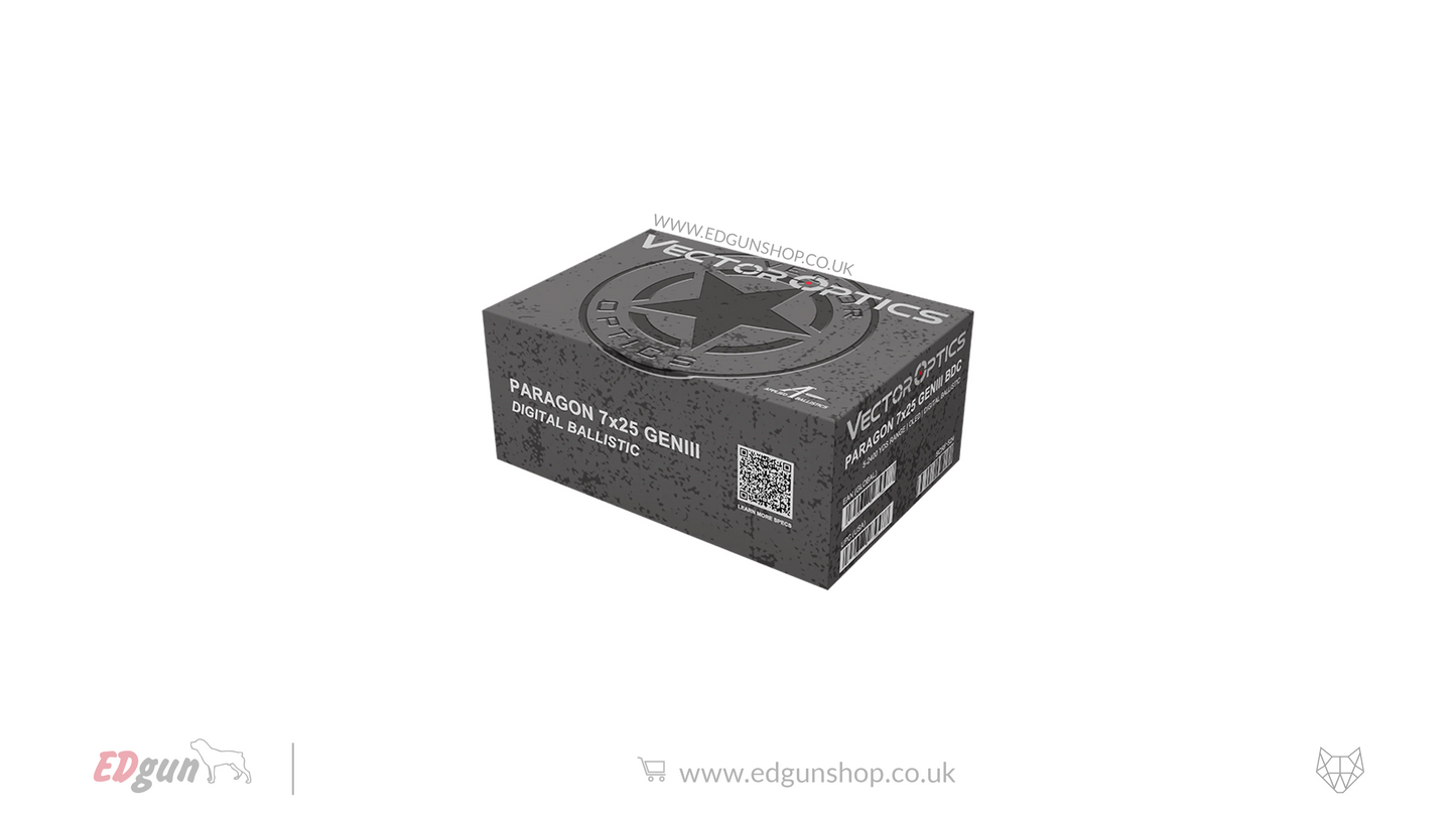 Vector Optics Paragon Digital Balistic BDC Rangefinder – 7x25 Gen III