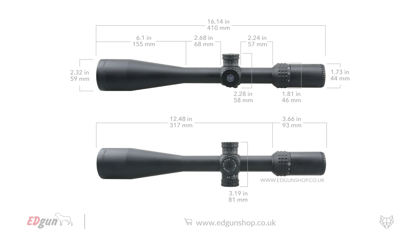 Vector Optics Sentinel X Riflescope - 10-40x50 SFP
