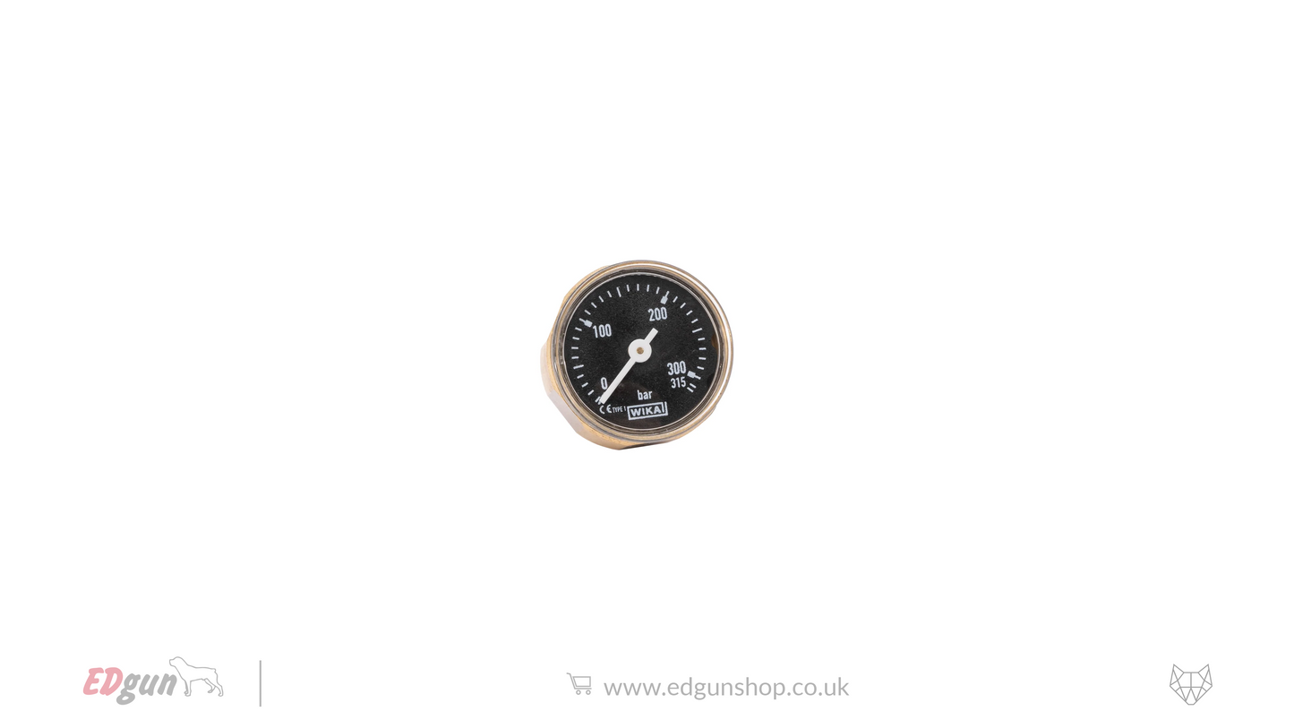 Wika Analogue Pressure Gauge 0 - 315 BAR - Black Limited Edition