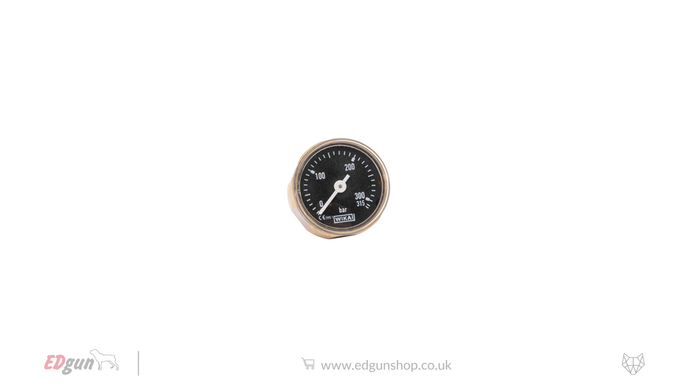 Wika Analogue Pressure Gauge 0 - 315 BAR - Black Limited Edition
