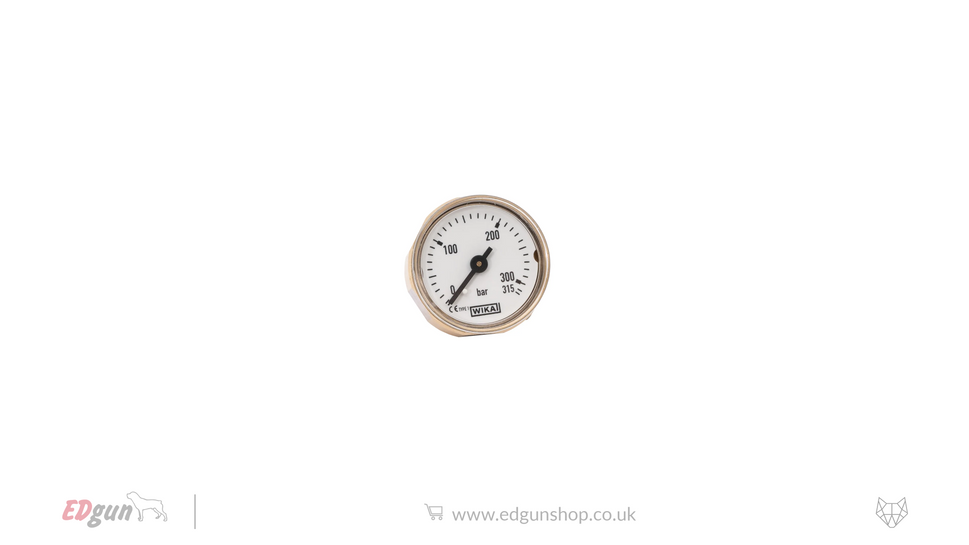 Wika Analogue Pressure Gauge 0 - 315 BAR - White