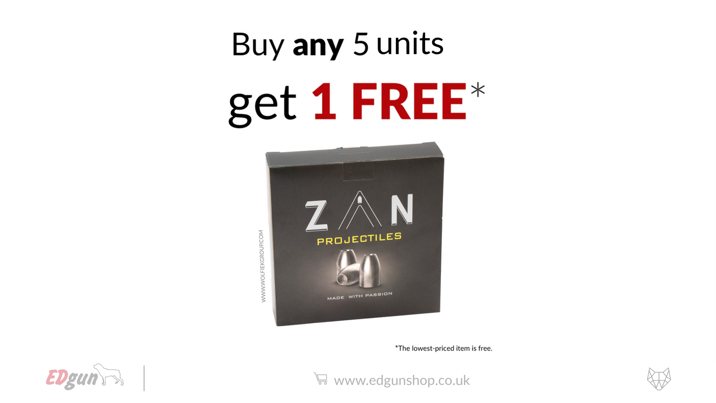 Zan Projectiles Airgun Slugs - Cal .217 (5.51mm)