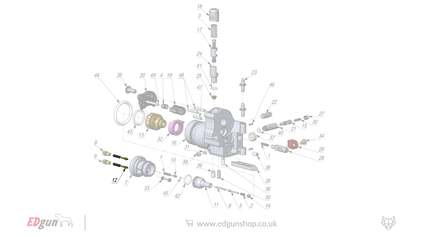 EDgun · Leshiy 2 · Spare Parts: New Forward Plug · LSA242200
