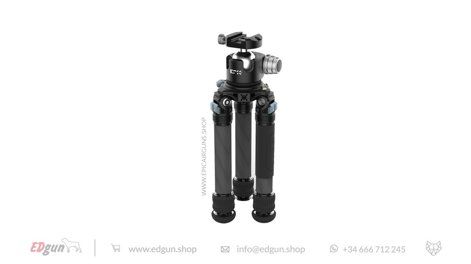 Epic Airguns Carbon Fiber Tripod – Short 362C