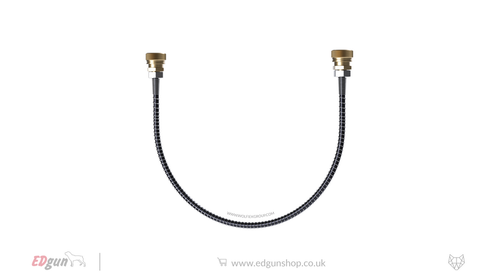 EDgun Hose - Quick Foster Female for Airgun Refills50 CM (19.7") / NO