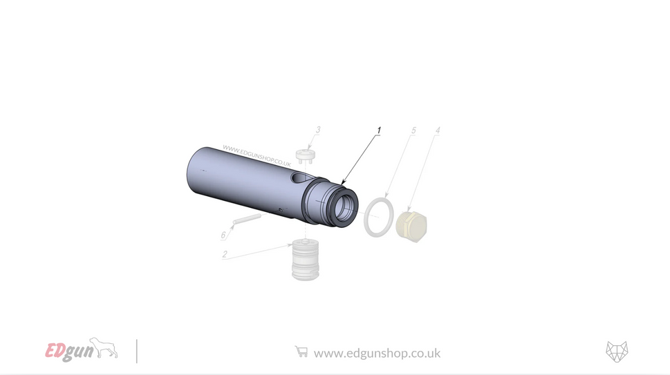 EDgun · Leshiy 2 · Spare Parts: APEX Regulator · LSA2825001