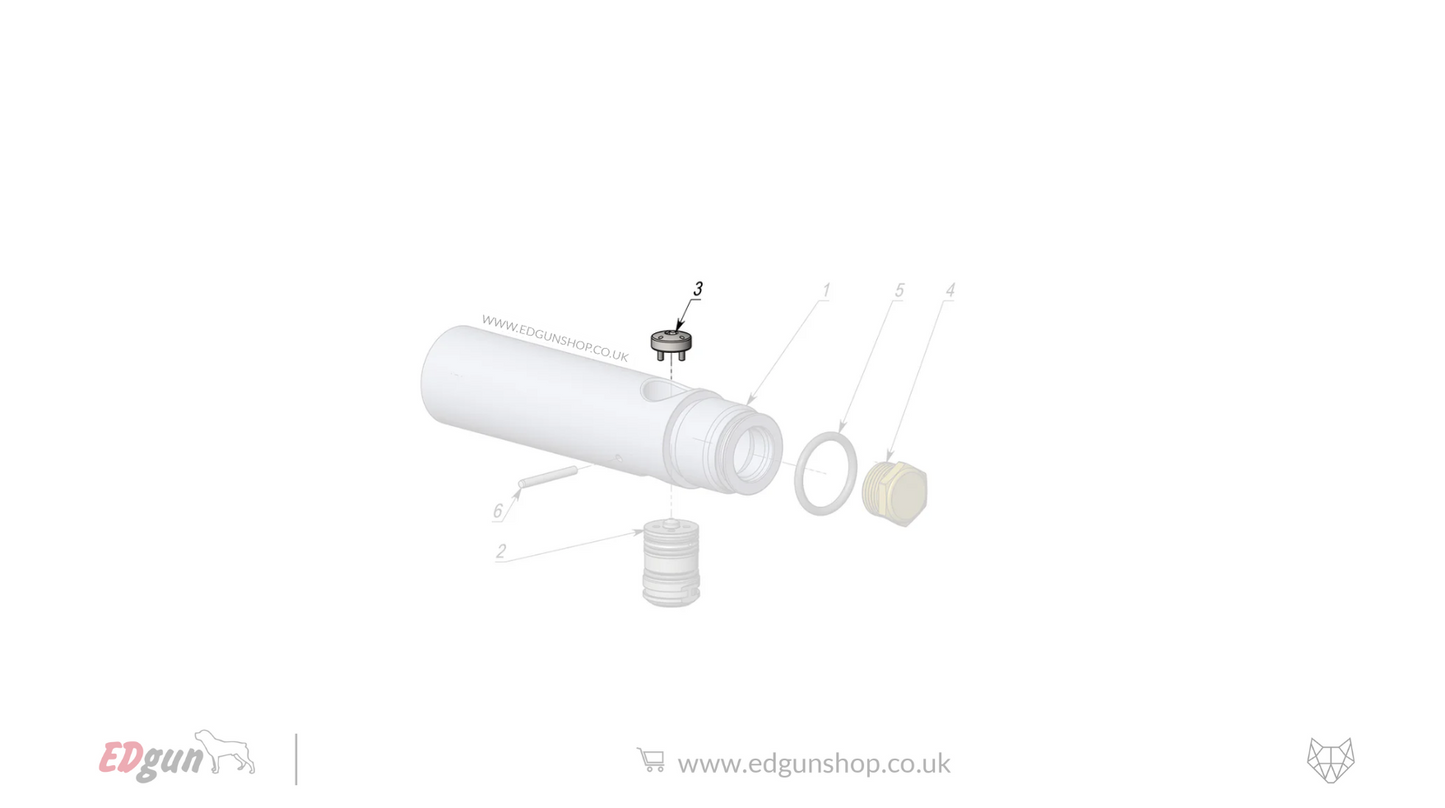 EDgun · Leshiy 2 · Spare Parts: APEX Regulator · LSA282500