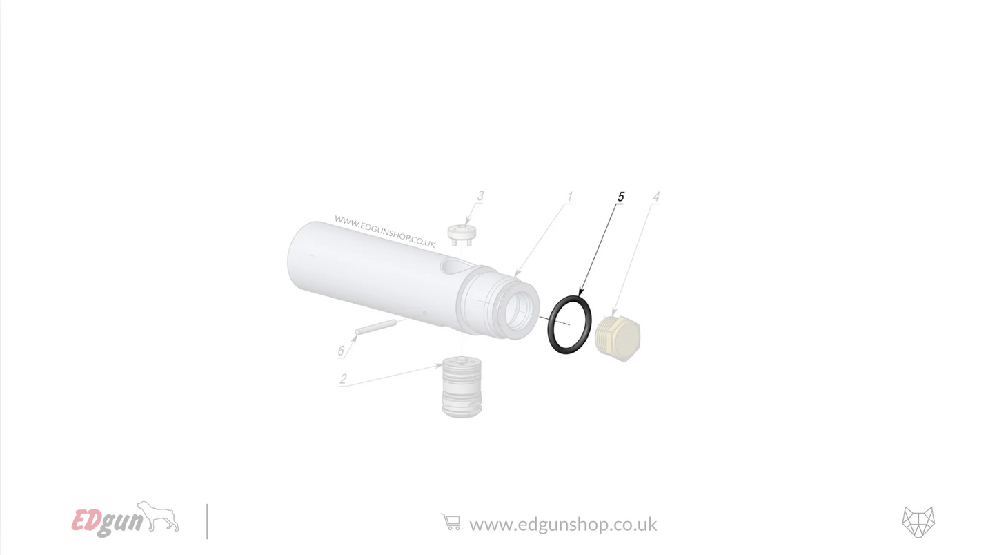 EDgun · Leshiy 2 · Spare Parts: APEX Regulator · LSA282500