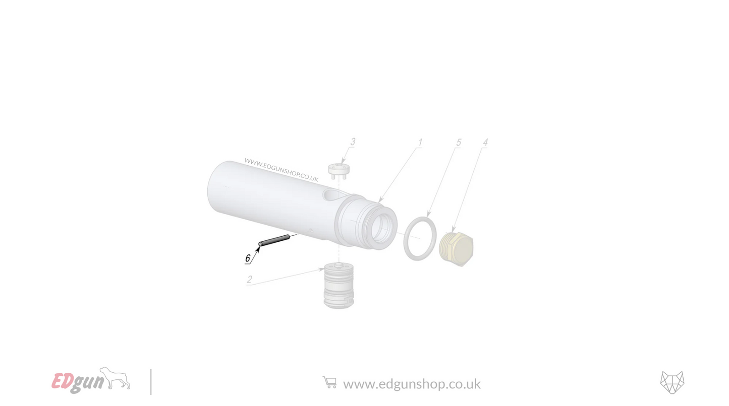 EDgun · Leshiy 2 · Spare Parts: APEX Regulator · LSA282500