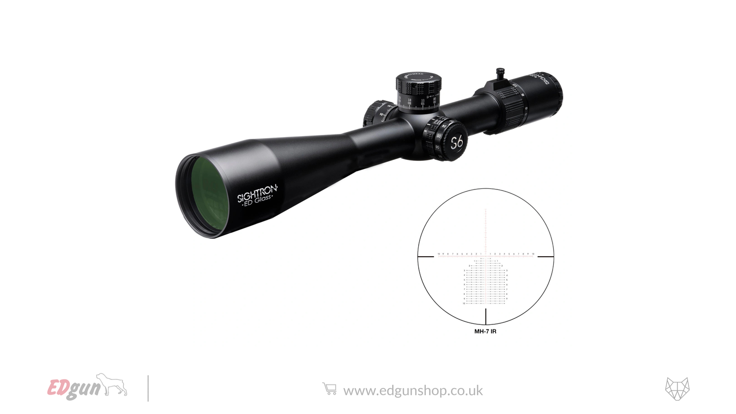 Sightron Riflescope · S6 5-30x56 ED FFP Zero Stop